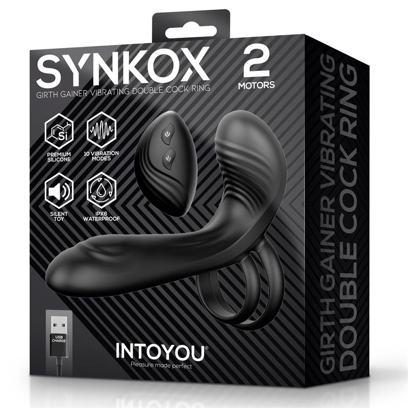 Synkox Girth Gainer Vibrating Double Cockring - Image 7