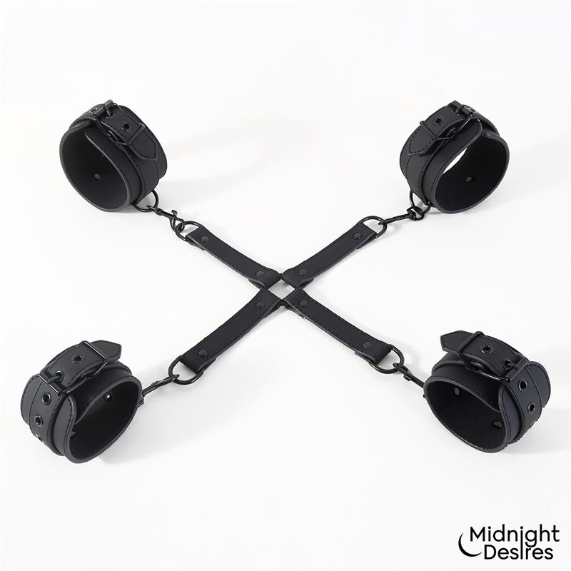 Hogtie Cross Bar Hand and Ankle Cuffs - Image 2