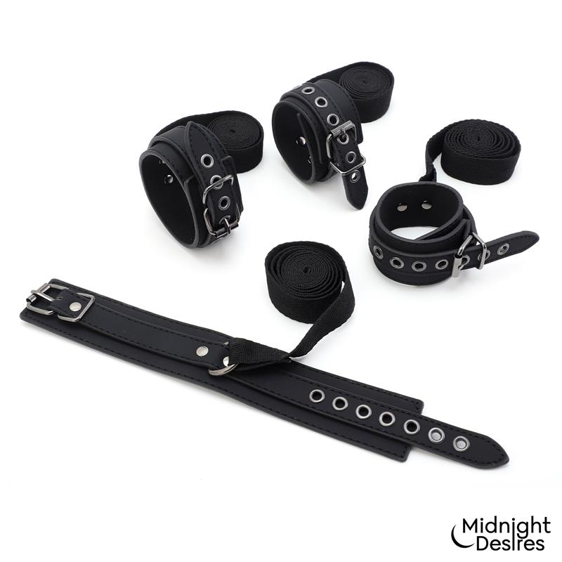 Bondage Set with Blindfold, Feather Tickle and Cuffs - Image 5