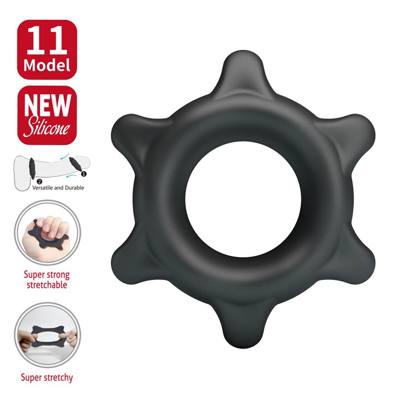 Ethaniel Cock Ring Silicone Mod 11 - Image 2