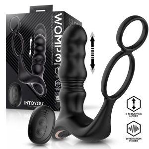 Womp Prostate Massager with Vibration, Thrusting and Remote