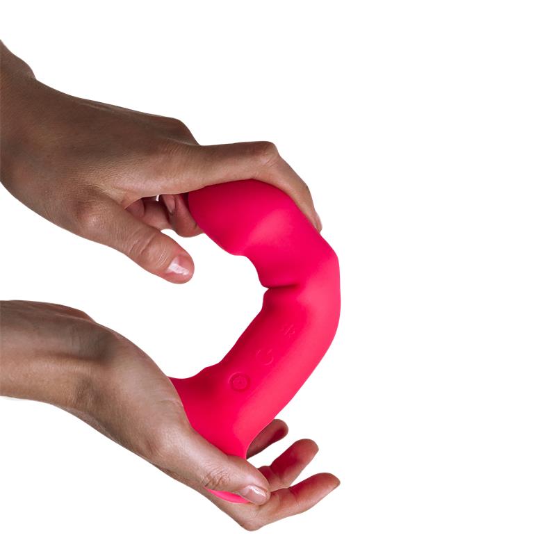 Double Density Dildo Vibration Hitsens 2 6.5 Pink - Image 2