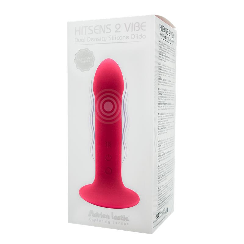 Double Density Dildo Vibration Hitsens 2 6.5 Pink - Image 4