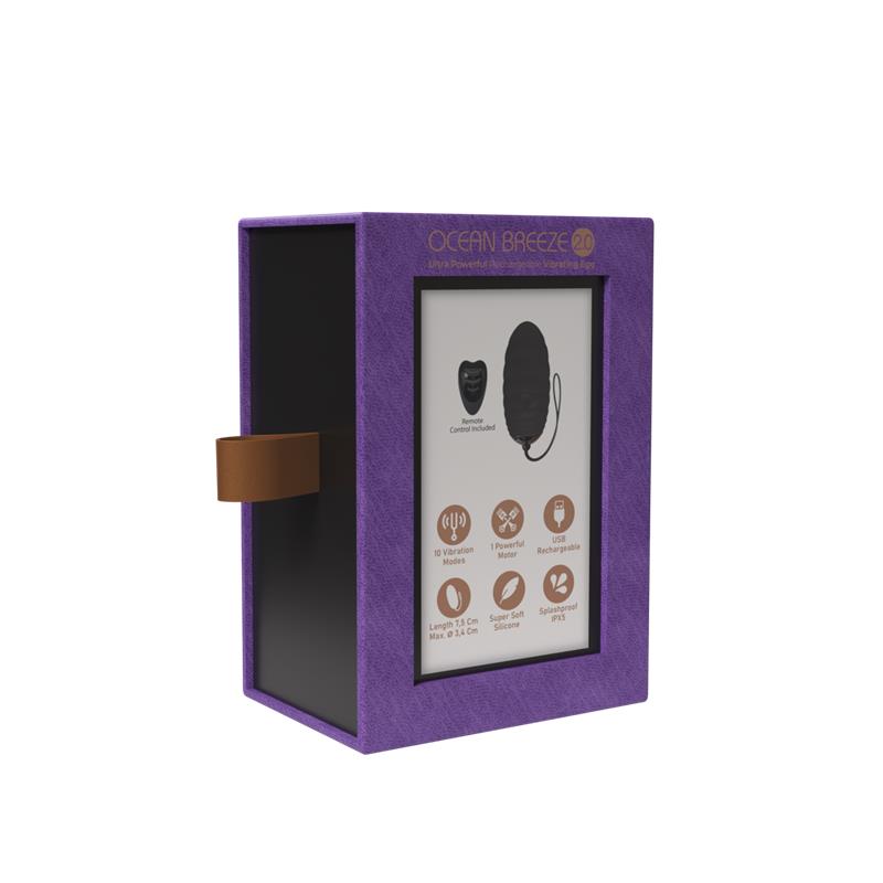 Vibrating Egg with Remote Control Ocean Breeze 2.0 Purple - Image 5