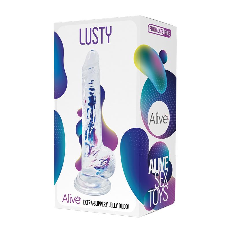 Jelly Dildo Lusty 18 cm - Image 2