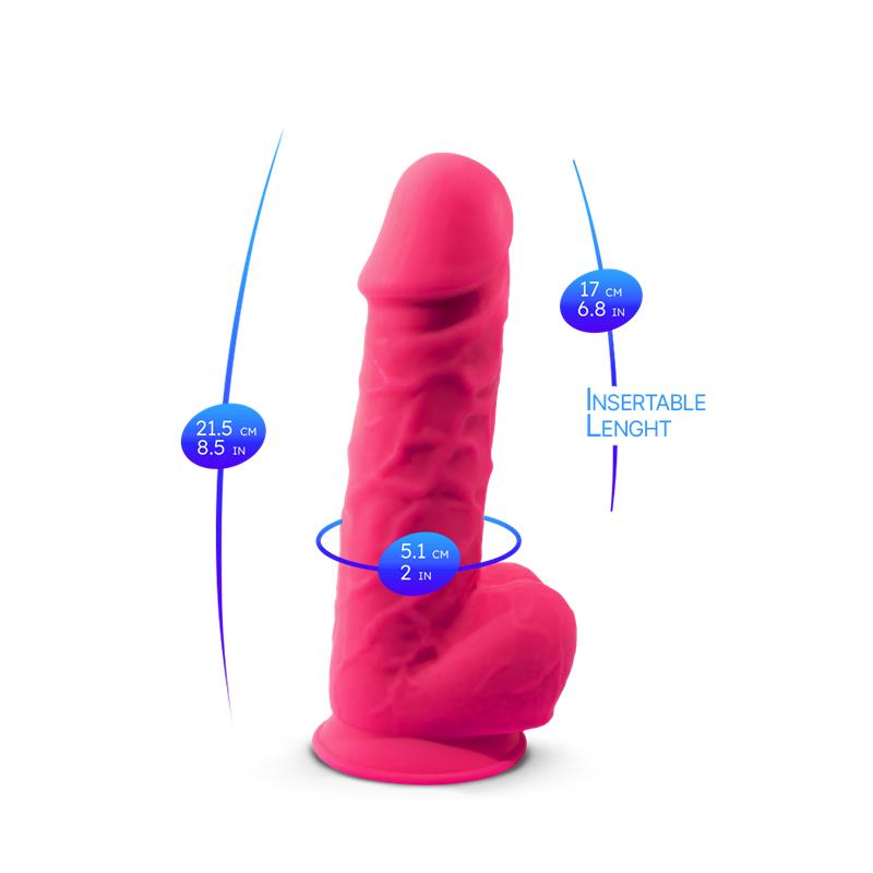 Dildo Dual Density Mod. 1 - 8.5 Pink - Image 6
