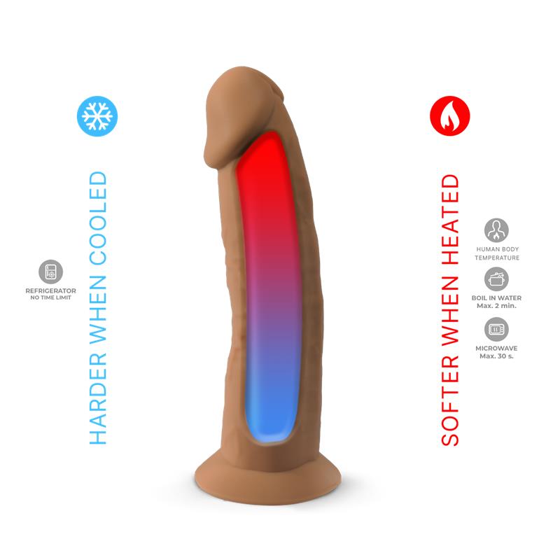 Dildo Dual Density Mod. 2 - 7.5 Caramel - Image 3