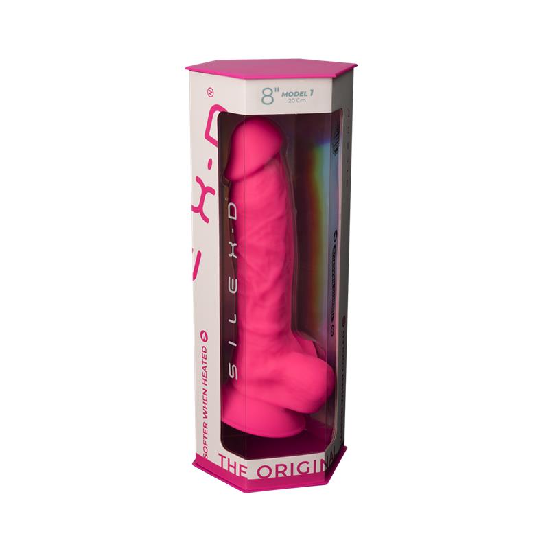 Dual Density Dildo Model 1 (8) Pink - Image 7