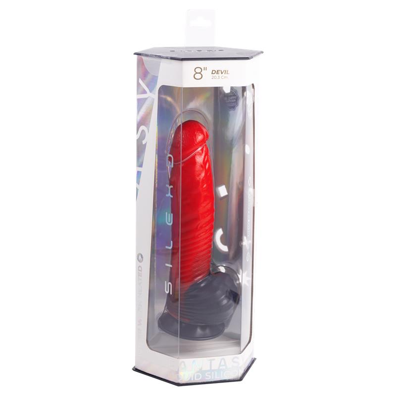 Liquid Silicone Devil Red Dildo 8 - Image 7