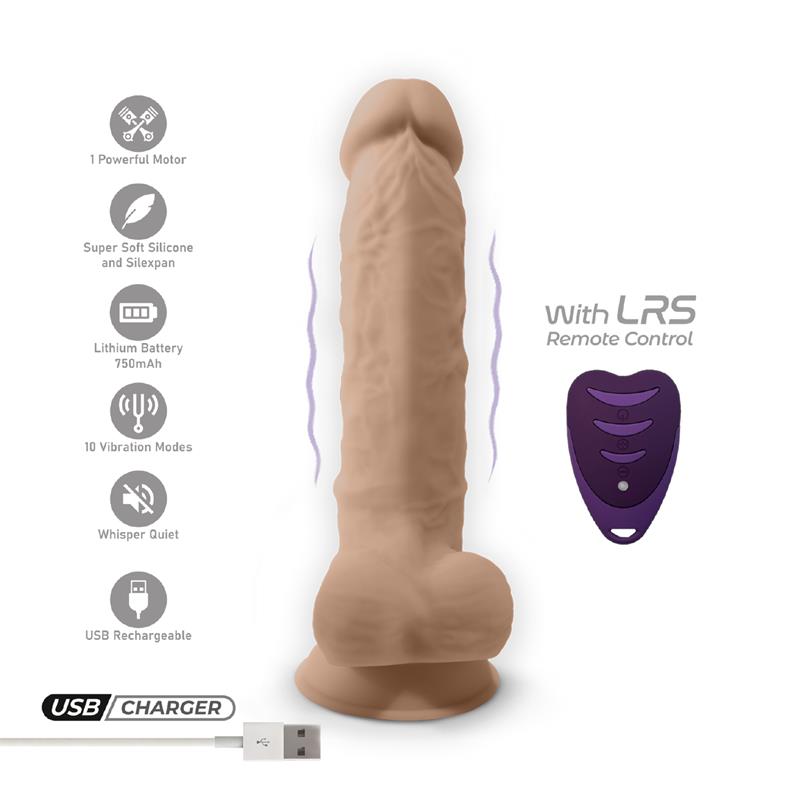 Dildo Mod. 1 - 8 ZD03 10 Vibrating Functions and Remote Control - Image 5
