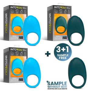 Pack Ringo Silicone Vibrating Ring with App