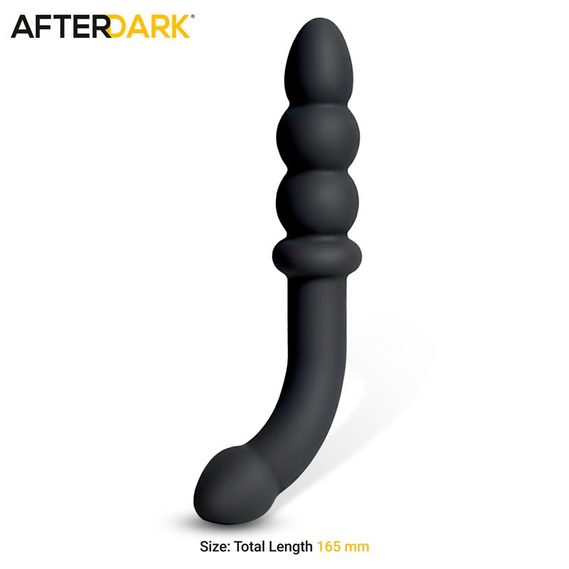 Velor Double Anal Massager Silicone - Image 2