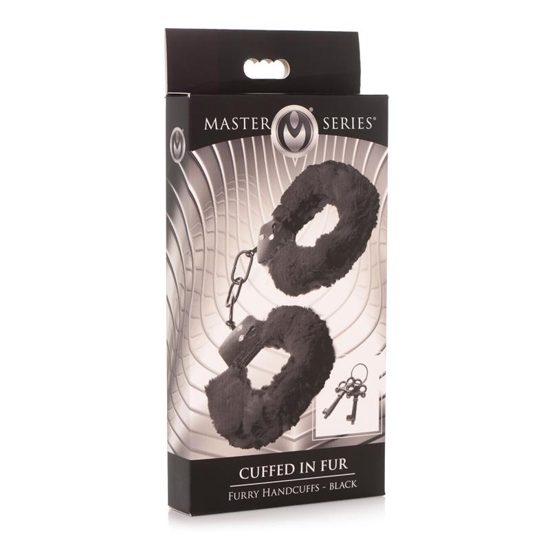Furry Handcuffs Black - Image 11