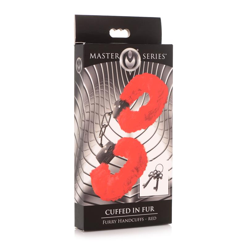 Furry Handcuffs Red - Image 11
