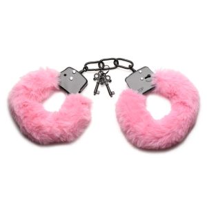 Furry Handcuffs Pink