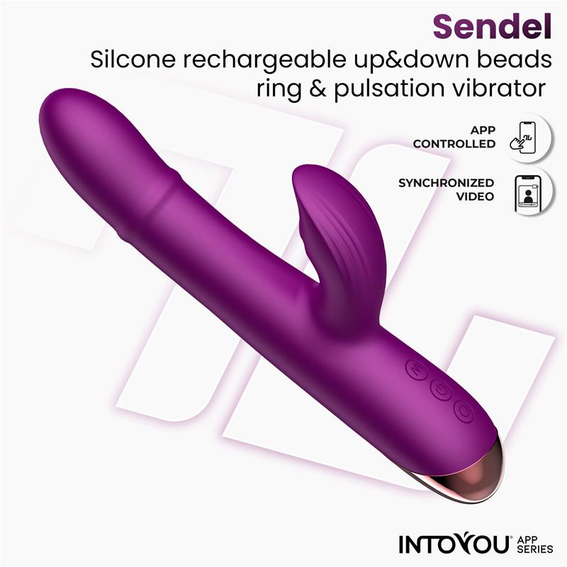 Sendel Vibe with Up and Down Internal Beads Ring and Pulsation with App - Image 3
