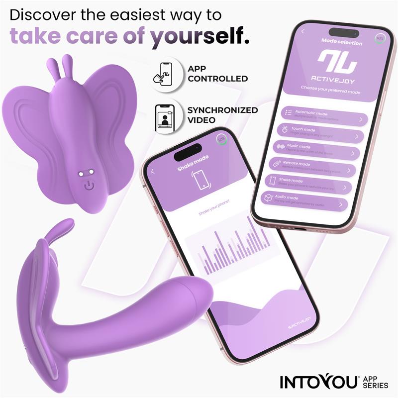 Wingy Butterfly Vibrator with App Lavender - Image 7