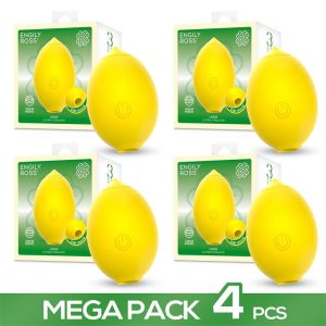 Pack of 4 Lemon Clitoral Stimulator with Suction