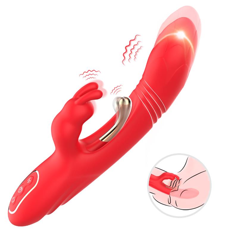 Thrusting Rabbit Tickler Vibrator - Image 3