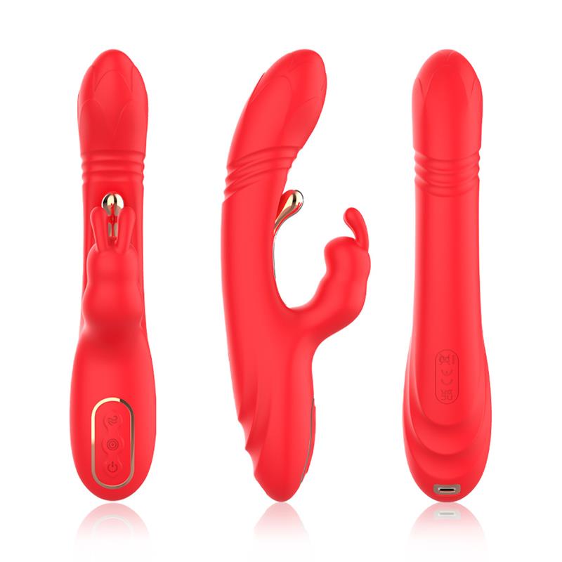 Thrusting Rabbit Tickler Vibrator - Image 5