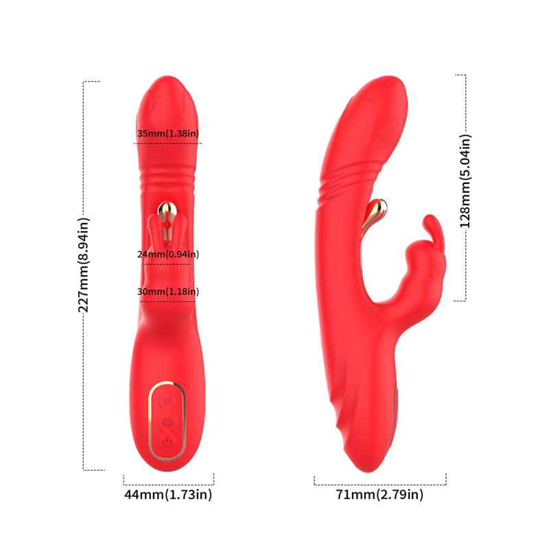 Thrusting Rabbit Tickler Vibrator - Image 9