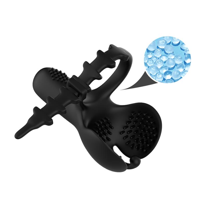 Ball Pack and Penis Vibrating Ring Adjustable - Image 3