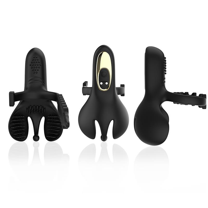 Ball Pack and Penis Vibrating Ring Adjustable - Image 6