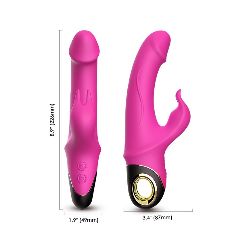 360º Rotation Rabbit vibrator Pink - Image 13
