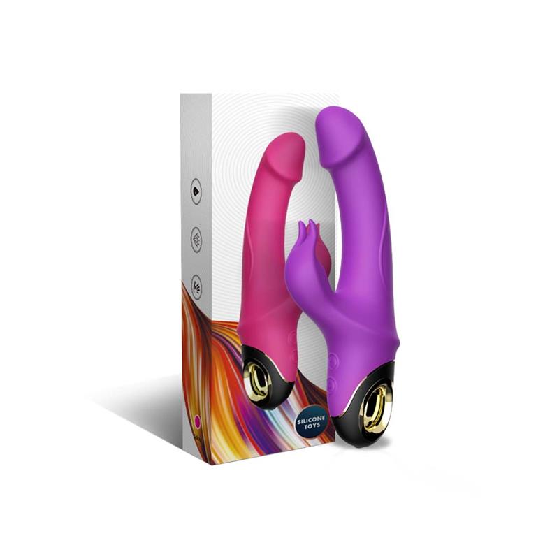 360º Rotation Rabbit Vibrator Purple - Image 4