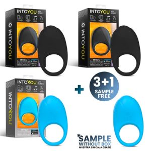 Pack 3+1 Ringo Silicone Vibrating Ring with App