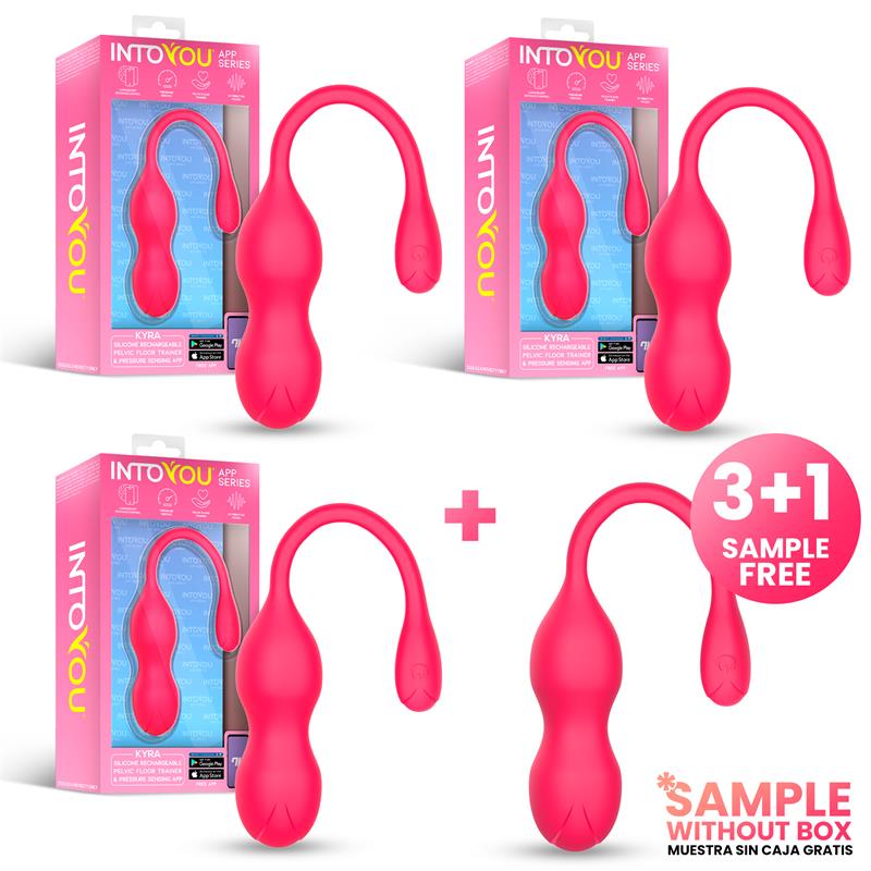Pack 3+1 Kyra Pelvic Floor Trainer with Pressure Sensing and App