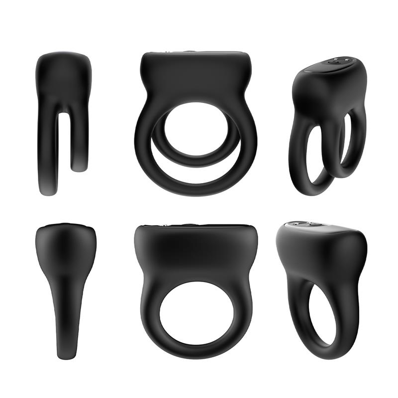 Vibrating cock ring set of 2 - Image 2