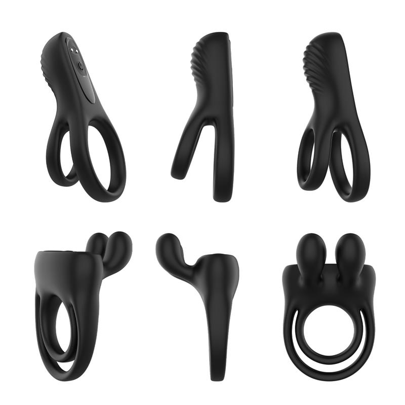 Vrating cock ring set of 2 - Image 2