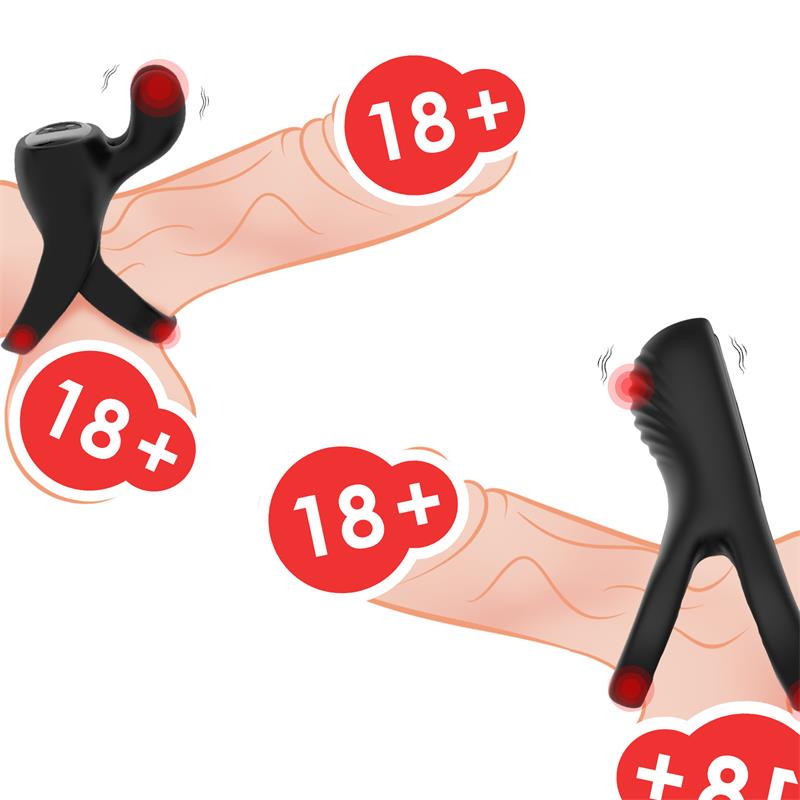 Vrating cock ring set of 2 - Image 4