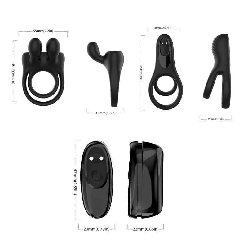 Vrating cock ring set of 2 - Image 7