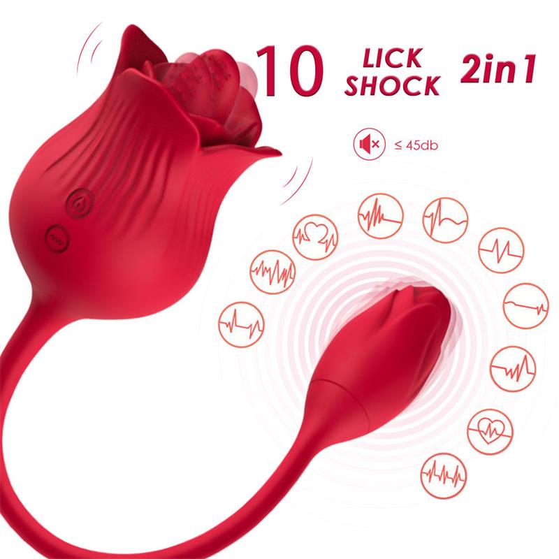 Rose with Licking and Vibrating egg USB - Image 10