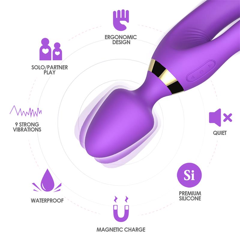 Masager and vibrator Purple - Image 7