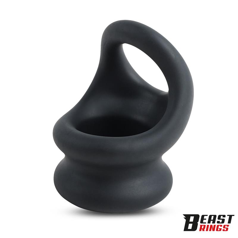 Double Penis Ring Liquid Silicone 27/30 mm - Image 3