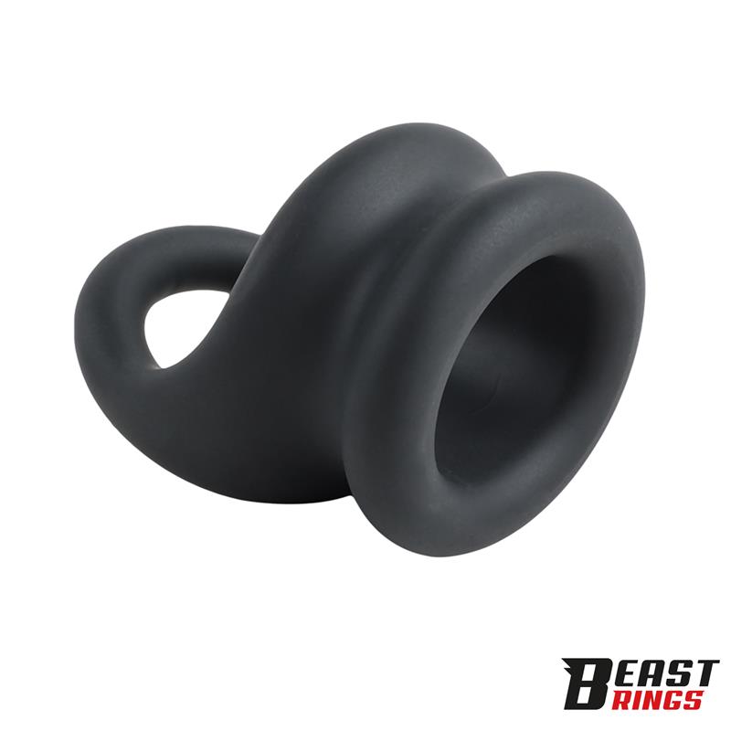Double Penis Ring Liquid Silicone 27/30 mm - Image 6