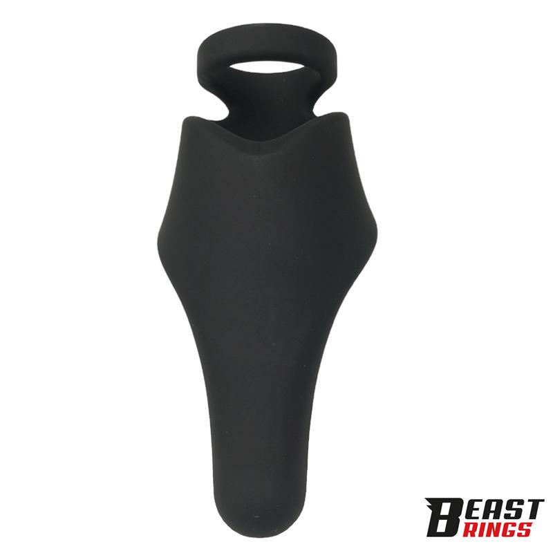 Double Penis Ring Solid Silicone 37/45 mm - Image 4