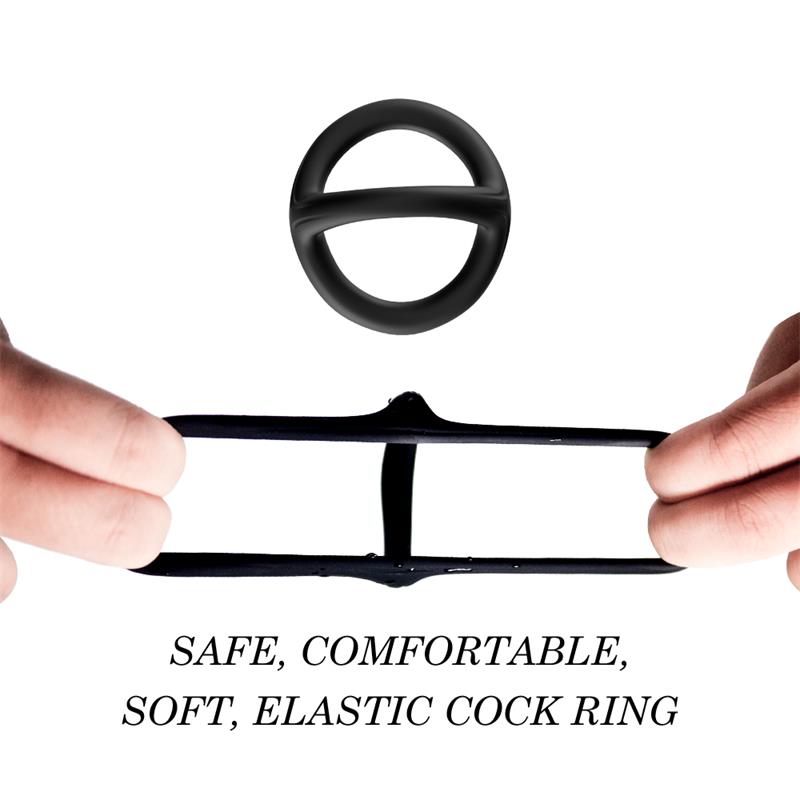 Classic Penis Ring Black - Image 9