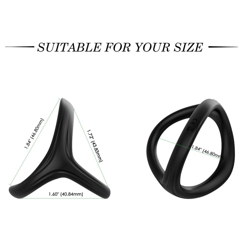 Classic Penis Ring Black - Image 10