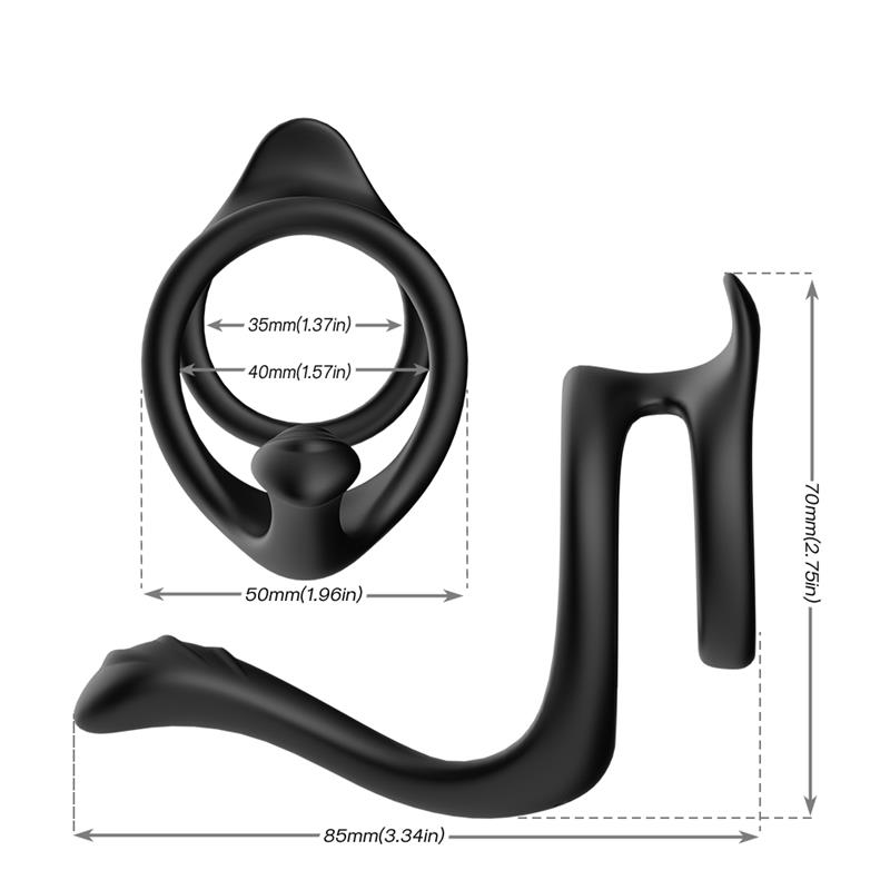 Penis ring with perianal stimulation - Image 12