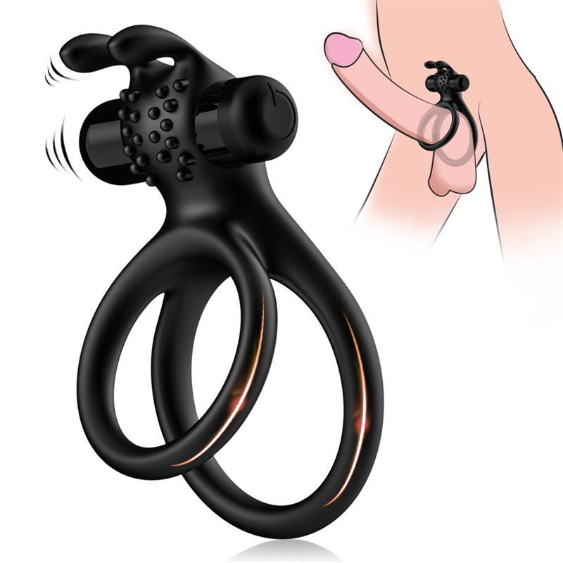 Vibrating bunny Penis ring - Image 3