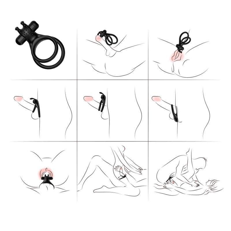Vibrating bunny Penis ring - Image 4