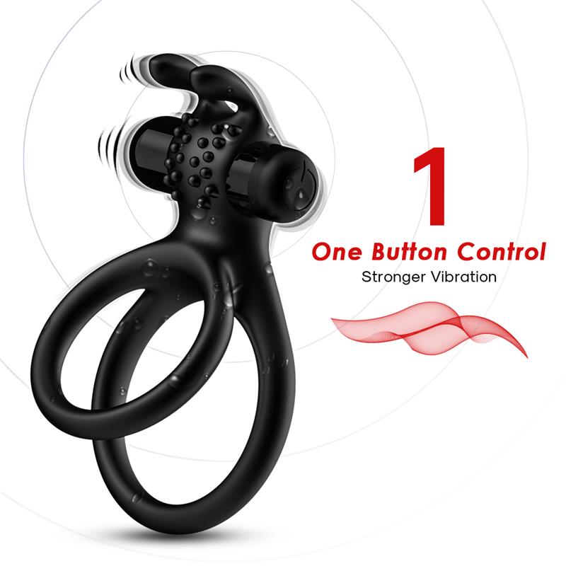 Vibrating bunny Penis ring - Image 5