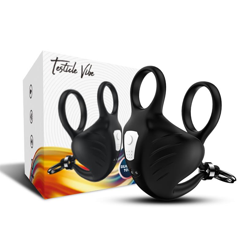 Vibrating Penis and Testicles Ring Adjustable - Image 3