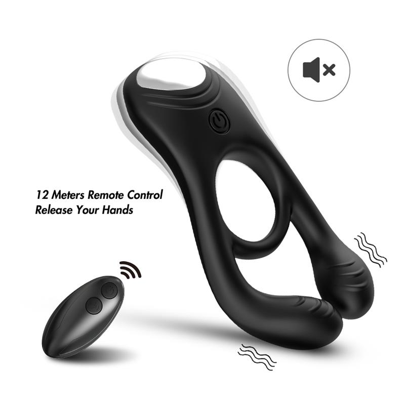 Vibrating Penis and Testicles Ring - Image 4