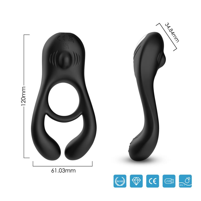 Vibrating Penis and Testicles Ring - Image 12