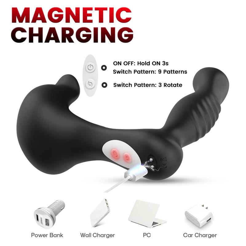Prostate Massager 360° Rotation Testicles Stimulator - Image 10